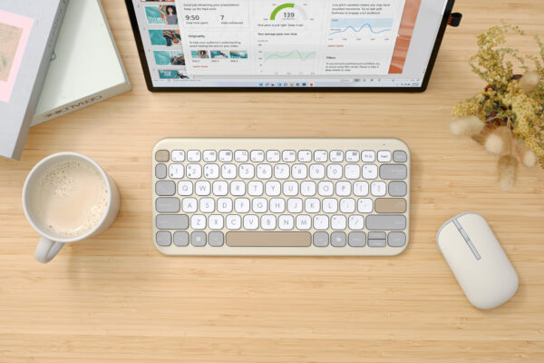 ASUS Marshmallow KW100 keyboard Home Bluetooth Beige ASUS Marshmallow KW100 keyboard Home Bluetooth Beige