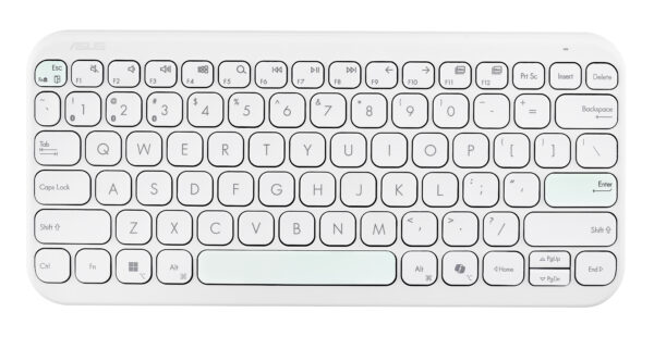 ASUS Marshmallow KW100 keyboard Home Bluetooth White ASUS Marshmallow KW100 keyboard Home Bluetooth White