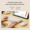 ASUS Marshmallow KW100 keyboard Home Bluetooth White ASUS Marshmallow KW100 keyboard Home Bluetooth White