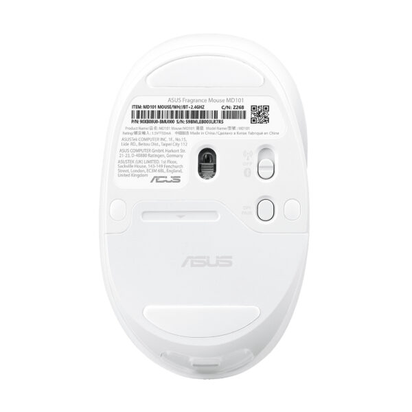 ASUS Fragrance MD101 mouse Home Ambidextrous RF Wireless + Bluetooth ASUS Fragrance MD101 mouse Home Ambidextrous RF Wireless + Bluetooth