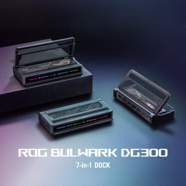 ASUS ROG Bulwark Dock (2025) DG300 mobile device dock station ASUS ROG Bulwark Dock (2025) DG300 mobile device dock station