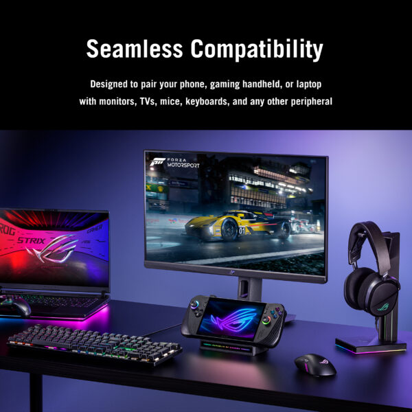 ASUS ROG Bulwark Dock (2025) DG300 mobile device dock station ASUS ROG Bulwark Dock (2025) DG300 mobile device dock station