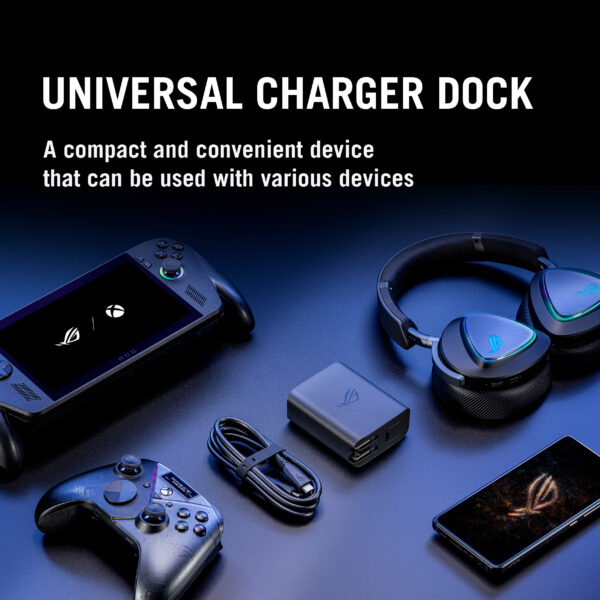 ASUS ROG 100W Gaming Charger Dock mobile device dock station ASUS ROG 100W Gaming Charger Dock mobile device dock station