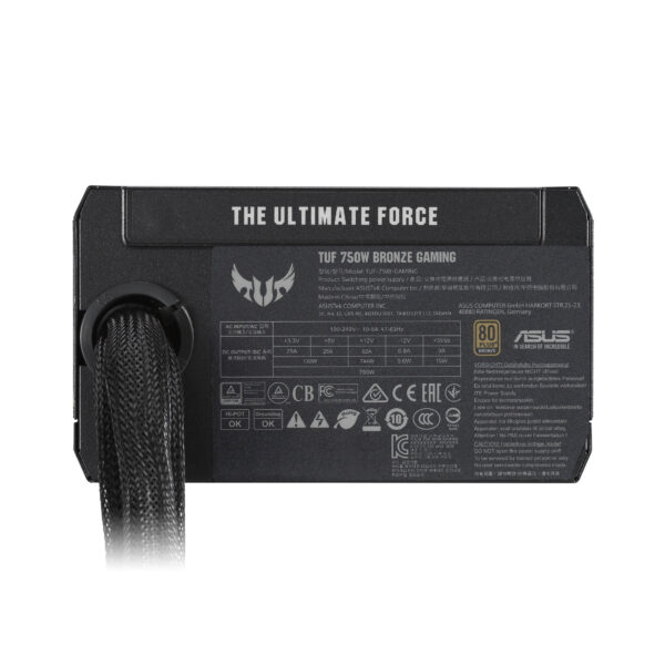ASUS TUF-GAMING-750B power supply unit 750 W 20+4 pin ATX ATX Black