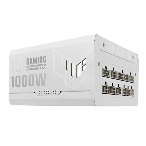 ASUS TUF Gaming 1000W Gold White Edition power supply unit 20+4 pin ASUS TUF Gaming 1000W Gold White Edition power supply unit 20+4 pin