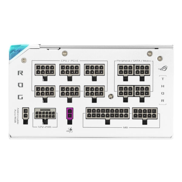 ASUS ROG -THOR-1200P3-WHITE-GAMING power supply unit 1200 W 20+4 pin ASUS ROG -THOR-1200P3-WHITE-GAMING power supply unit 1200 W 20+4 pin