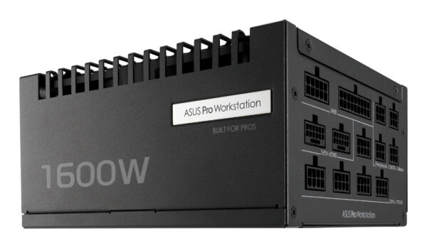 ASUS Pro WS 1600W Platinum power supply unit 20+4 pin ATX ATX Black