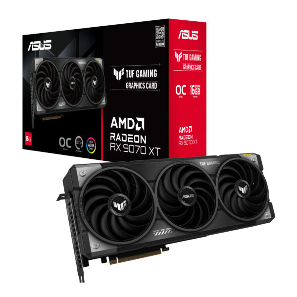 ASUS TUF Gaming TUF-RX9070XT-O16G-GAMING AMD Radeon RX 9070 XT 16 GB ASUS TUF Gaming TUF-RX9070XT-O16G-GAMING AMD Radeon RX 9070 XT 16 GB
