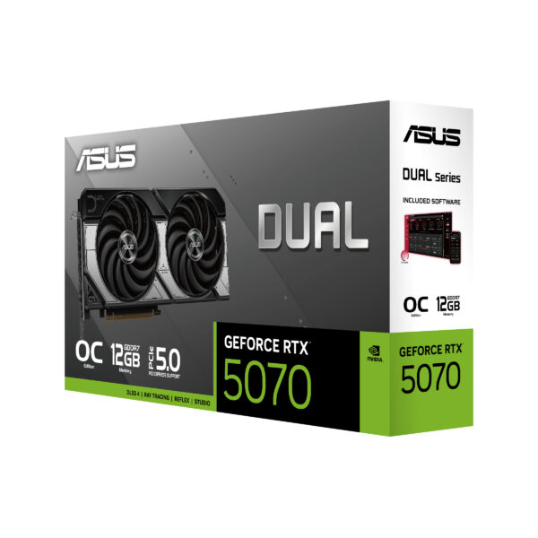 ASUS Dual -RTX5070-O12G NVIDIA GeForce RTX 5070 12 GB GDDR7 ASUS Dual -RTX5070-12G NVIDIA GeForce RTX 5070 12 GB GDDR7
