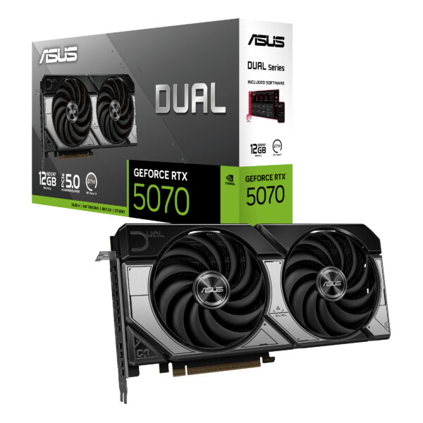 ASUS Dual -RTX5070-12G NVIDIA GeForce RTX 5070 12 GB GDDR7 ASUS Dual -RTX5070-12G NVIDIA GeForce RTX 5070 12 GB GDDR7