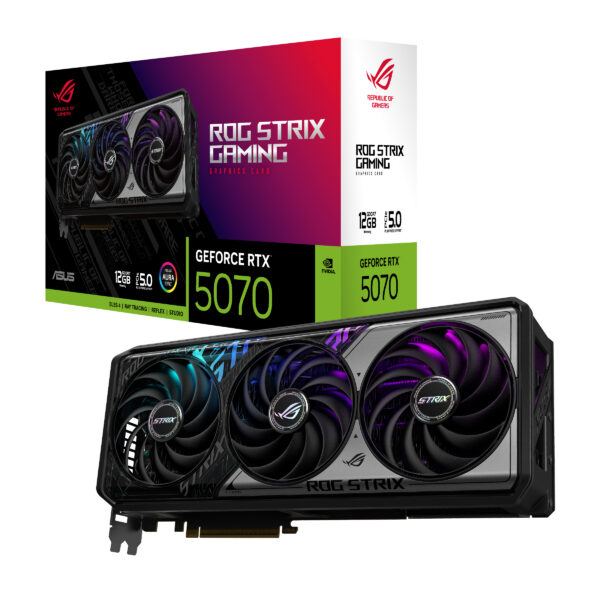 ASUS ROG-STRIX-RTX5070-12G-GAMING NVIDIA GeForce RTX 5070 12 GB GDDR7 ASUS ROG-STRIX-RTX5070-12G-GAMING NVIDIA GeForce RTX 5070 12 GB GDDR7