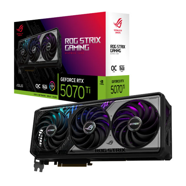 ASUS ROG -STRIX-RTX5070TI-O16G-GAMING NVIDIA GeForce RTX 5070 Ti 16 ASUS ROG -STRIX-RTX5070TI-16G-GAMING NVIDIA GeForce RTX 5070 Ti 16 GB