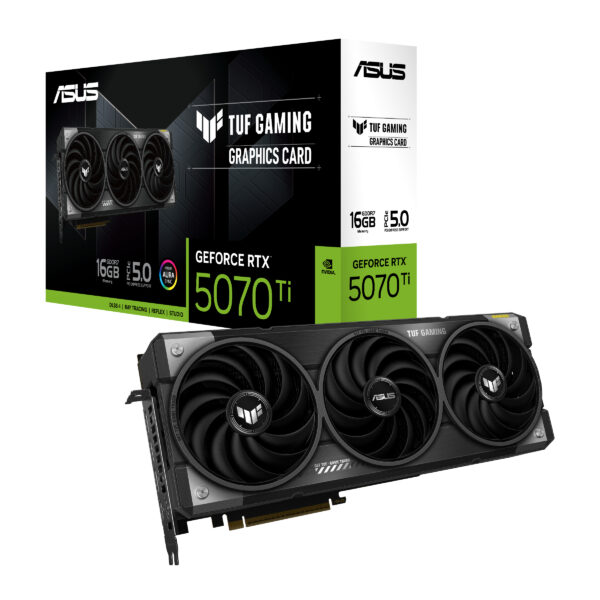 ASUS TUF Gaming TUF-RTX5070TI-16G-GAMING NVIDIA GeForce RTX 5070 Ti ASUS TUF Gaming TUF-RTX5070TI-16G-GAMING NVIDIA GeForce RTX 5070 Ti