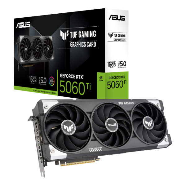 ASUS TUF Gaming TUF-RTX5060TI-16G-GAMING NVIDIA GeForce RTX 5060 Ti ASUS TUF Gaming TUF-RTX5060TI-O16G-GAMING NVIDIA GeForce RTX 5060 Ti