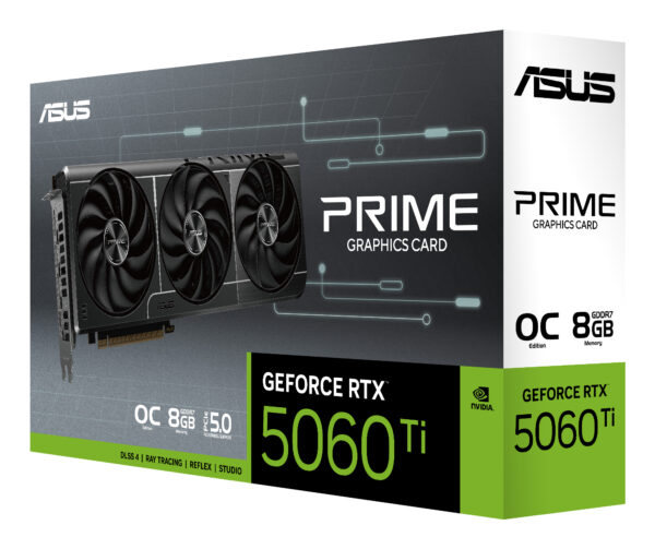 ASUS Prime -RTX5060TI-O8G NVIDIA GeForce RTX 5060 Ti 8 GB GDDR7 ASUS Prime -RTX5060TI-O8G NVIDIA GeForce RTX 5060 Ti 8 GB GDDR7