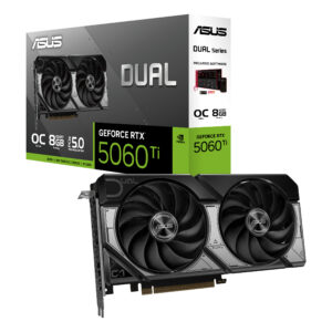 ASUS Dual -RTX5060TI-O8G NVIDIA GeForce RTX 5060 Ti 8 GB GDDR7 ASUS Dual -RTX5060TI-O8G NVIDIA GeForce RTX 5060 Ti 8 GB GDDR7