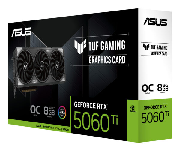 ASUS TUF Gaming TUF-RTX5060TI-O8G-GAMING NVIDIA GeForce RTX 5060 Ti 8 ASUS TUF Gaming TUF-RTX5060TI-O8G-GAMING NVIDIA GeForce RTX 5060 Ti 8