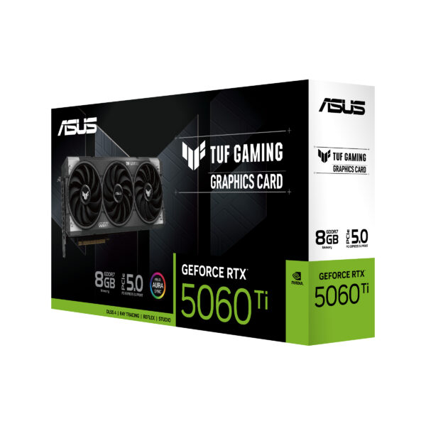 ASUS TUF Gaming TUF-RTX5060TI-8G-GAMING NVIDIA GeForce RTX 5060 Ti 8 ASUS TUF Gaming TUF-RTX5060TI-8G-GAMING NVIDIA GeForce RTX 5060 Ti 8