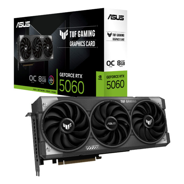 ASUS TUF Gaming TUF-RTX5060-O8G-GAMING NVIDIA GeForce RTX 5060 8 GB ASUS TUF Gaming TUF-RTX5060-8G-GAMING NVIDIA GeForce RTX 5060 8 GB