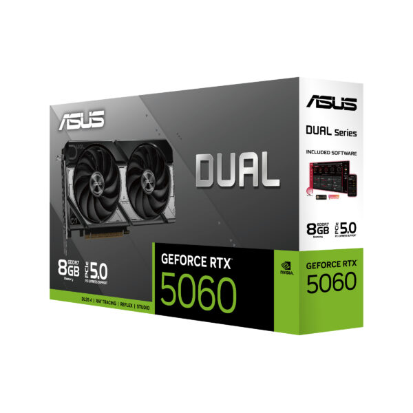 ASUS Dual -RTX5060-8G NVIDIA GeForce RTX 5060 8 GB GDDR7 ASUS Dual -RTX5060-8G NVIDIA GeForce RTX 5060 8 GB GDDR7