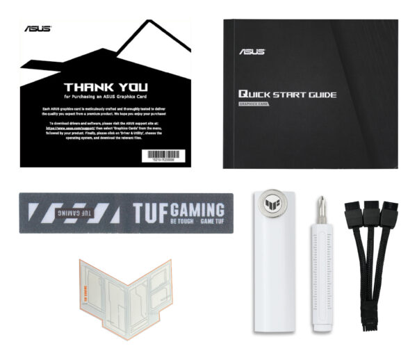ASUS TUF Gaming TUF-RTX5070TI-O16G-BTF-WHITE NVIDIA GeForce RTX 5070