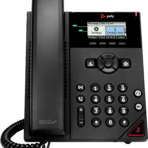 HP Poly OBi VVX 150 2-Line IP Phone and PoE-enabled POLY OBI VVX 150 2IPPH POE-E
