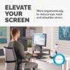 Fellowes Premium Monitor Riser Graphite Fellowes Premium Monitor Riser Graphite