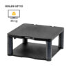 Fellowes Premium Monitor Riser Graphite Fellowes Premium Monitor Riser Graphite