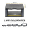 Fellowes Premium Monitor Riser Graphite Fellowes Premium Monitor Riser Graphite