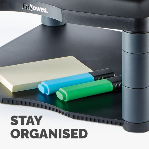 Fellowes Premium Monitor Riser Graphite Fellowes Premium Monitor Riser Graphite