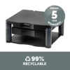 Fellowes Computer Monitor Stand with 3 Height Adjustments - Premium Fellowes Computer Monitor Stand with 3 Height Adjustments - Premium