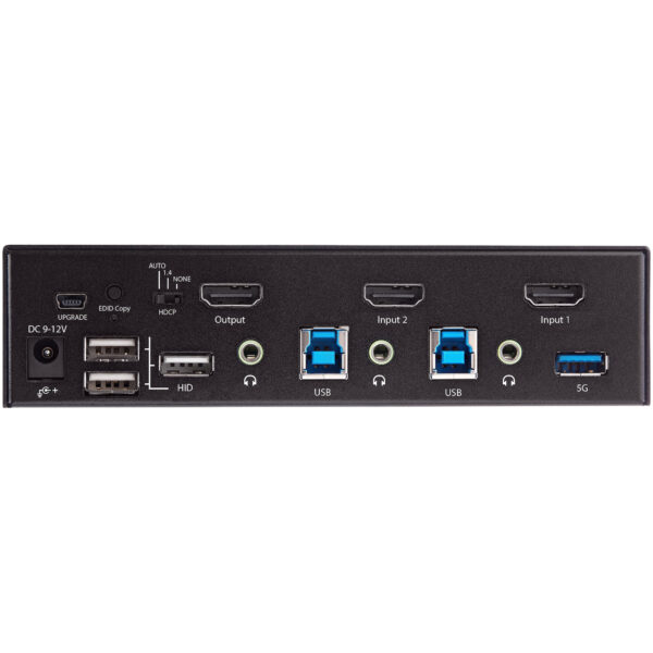 StarTech.com 2 Port HDMI KVM Switch - Single Monitor 4K 60Hz Ultra HD