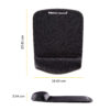 Fellowes Mouse Mat Wrist Support - PlushTouch Mouse Pad with Non Slip Fellowes Mouse Mat Wrist Support - PlushTouch Mouse Pad with Non Slip