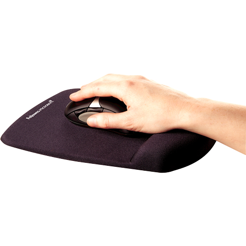 Fellowes Mouse Mat Wrist Support - PlushTouch Mouse Pad with Non Slip Fellowes Mouse Mat Wrist Support - PlushTouch Mouse Pad with Non Slip