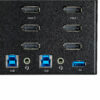 StarTech.com 2 Port Triple Monitor DisplayPort KVM Switch - 4K 60Hz