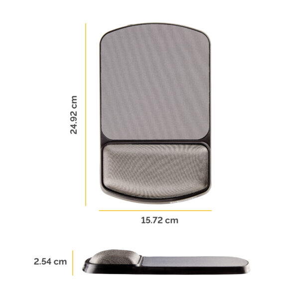 Fellowes Angle Adjustable Mouse Pad Wrist Support Premium Gel Fellowes Angle Adjustable Mouse Pad Wrist Support Premium Gel