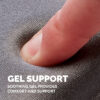 Fellowes Angle Adjustable Mouse Pad Wrist Support Premium Gel Fellowes Keyboard Wrist Rest - Premium Gel Wrist Rest with Non Skid