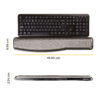 Fellowes Keyboard Wrist Rest - Premium Gel Wrist Rest with Non Skid Fellowes Keyboard Wrist Rest - Premium Gel Wrist Rest with Non Skid