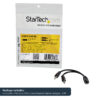 StarTech.com 3.5mm 4 Position to 2x 3 Position 3.5mm Headset Splitter
