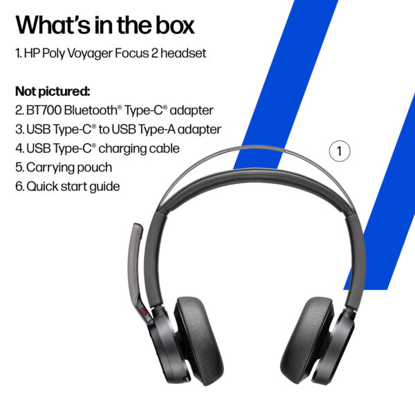 POLY VOYFOCUS2 USB-C/A