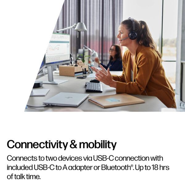 POLY VOYFOCUS2-M USB-C/A+CHARGESTAND
