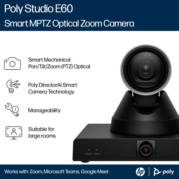 POLY STU E60 SMART CAMERA 4K