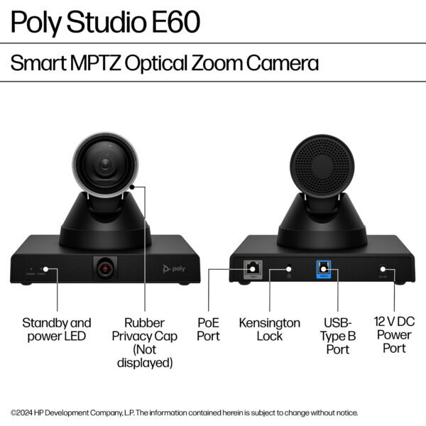 POLY STU E60 SMART CAMERA 4K