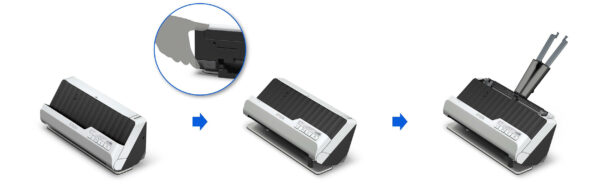 Epson DS-C490 Sheet-fed scanner 600 x 600 DPI A4 Black, Grey