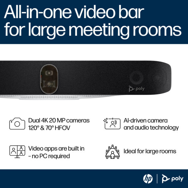 POLY STU X72 AIO VIDEO BAR