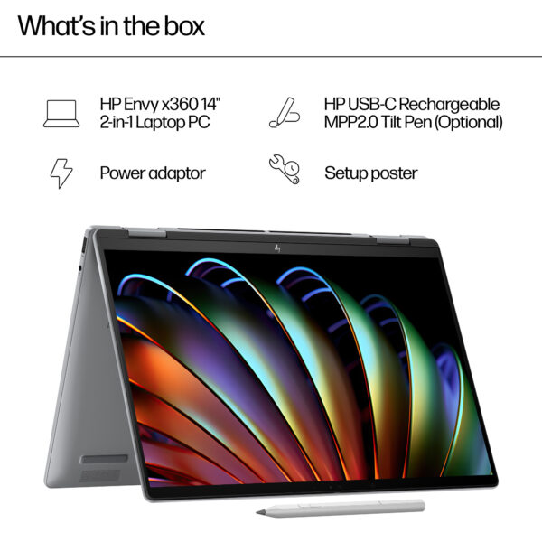 HP ENVY x360 14-fa0009na AMD Ryzen™ 5 8640HS Hybrid (2-in-1) 35.6 cm HP ENVY x360 14-fa0009na AMD Ryzen™ 5 8640HS Hybrid (2-in-1) 35.6 cm