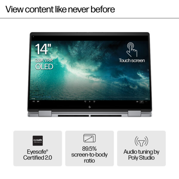 HP ENVY x360 14-fa0009na AMD Ryzen™ 5 8640HS Hybrid (2-in-1) 35.6 cm HP ENVY x360 14-fa0009na AMD Ryzen™ 5 8640HS Hybrid (2-in-1) 35.6 cm