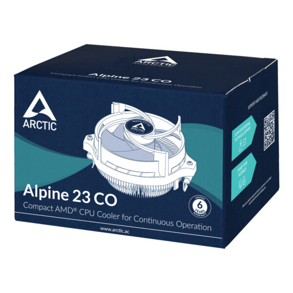 ARCTIC Alpine 23 CO - Compact AMD CPU-Cooler for continuous operation ARCTIC Alpine 23 CO - Compact AMD CPU-Cooler for continuous operation