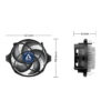 ARCTIC Alpine 23 CO - Compact AMD CPU-Cooler for continuous operation ARCTIC Alpine 23 CO - Compact AMD CPU-Cooler for continuous operation