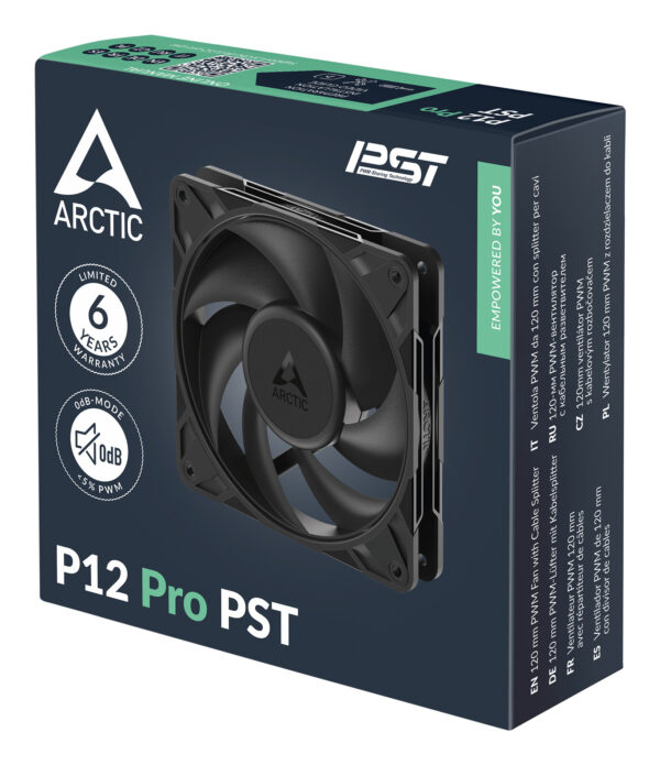 ARCTIC Freezer P12 Pro PST - 120 mm PWM Fan with Cable Splitter ARCTIC Freezer P12 Pro PST - 120 mm PWM Fan with Cable Splitter
